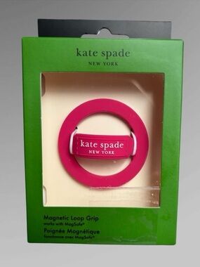 Kate spade Pink Magnetic Loop Grip MagSafe Compatible NEW